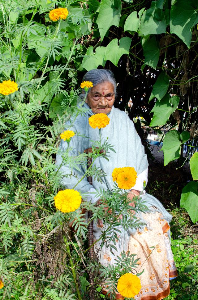 Bishnumaya Pradhan at home in Mirik (Manou) Bishnumaya Pradhan at home in Mirik (Manou)