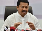 Mumbai, India – May 28, 2024: President of Maharashtra Pradesh Congress Committee, Nana Patole addressing the media at Tilak Bhavan, in Mumbai, India, on Tuesday, May 28, 2024. (Photo by Bhushan Koyande/HT Photo) Mumbai, India – May 28, 2024: President of Maharashtra Pradesh Congress Committee, Nana Patole addressing the media at Tilak Bhavan, in Mumbai, India, on Tuesday, May 28, 2024. (Photo by Bhushan Koyande/HT Photo)