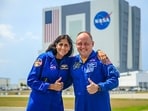 Astronauts Sunita Williams and Butch Wilmore ahead of an inaugural crewed test flight of Boeing's Starliner spacecraft to the International Space Station from the Cape Canaveral Space Force Station. Astronauts Sunita Williams and Butch Wilmore ahead of an inaugural crewed test flight of Boeing's Starliner spacecraft to the International Space Station from the Cape Canaveral Space Force Station.