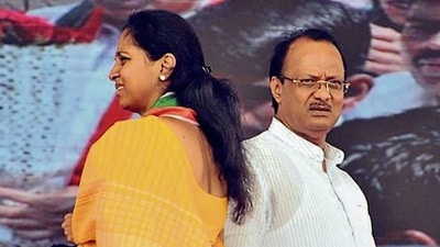 Ajit Pawar's wife Sunetra Pawar lost to NCP (SP) MP Supriya Sule, the daughter of Sharad Pawar, in the Baramati Lok Sabha seat by more than 1.5 lakh votes. (HT PHOTO) Ajit Pawar's wife Sunetra Pawar lost to NCP (SP) MP Supriya Sule, the daughter of Sharad Pawar, in the Baramati Lok Sabha seat by more than 1.5 lakh votes. (HT PHOTO)