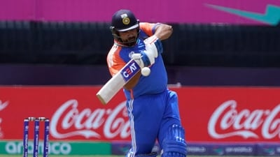India's captain Rohit Sharma bats for a half century during the ICC men's Twenty20 World Cup 2024 group A cricket match between India and Ireland (AFP) India's captain Rohit Sharma bats for a half century during the ICC men's Twenty20 World Cup 2024 group A cricket match between India and Ireland (AFP)