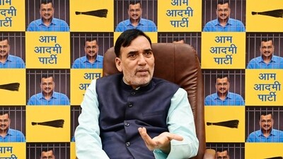Gopal Rai, Delhi minister and party’s state unit convener (HT Photo) Gopal Rai, Delhi minister and party’s state unit convener (HT Photo)