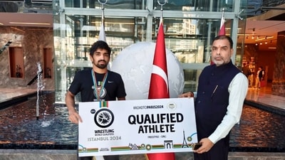 India's Paris-bound wrestler Aman Sehrawat lost the final of Budapest Ranking Series (HT) India's Paris-bound wrestler Aman Sehrawat lost the final of Budapest Ranking Series (HT)