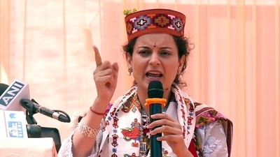Actor-turned-politician Kangana Ranaut won from Mandi in Himachal Pradesh. (ANI) Actor-turned-politician Kangana Ranaut won from Mandi in Himachal Pradesh. (ANI)