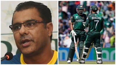Waqar Younis asserted that Pakistan lost the plot in the powerplay. (AFP-AP) Waqar Younis asserted that Pakistan lost the plot in the powerplay. (AFP-AP)