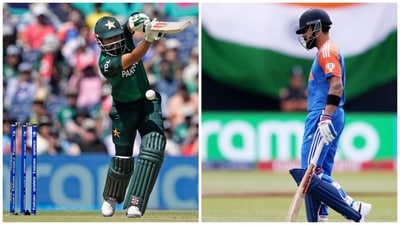 Babar Azam shattered Virat Kohli's T20I record with his crucial knock against USA (AFP-AP) Babar Azam shattered Virat Kohli's T20I record with his crucial knock against USA (AFP-AP)