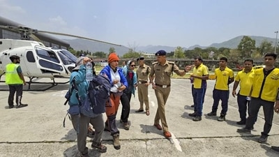 Nine trekkers who were part of a 22-member group, died after losing their way due to bad weather while on their way back from Sahastra Tal, Uttarkashi. (PTI) Nine trekkers who were part of a 22-member group, died after losing their way due to bad weather while on their way back from Sahastra Tal, Uttarkashi. (PTI)