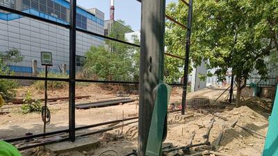 Officials clarified that the private Japan-based company has to develop a commercial complex in the area which is a ₹250 crore project and a part of the global investors’ summit, and the DMRC was given a portion as it was need of the hour to develop Sector 52 Metro station. (HT Photo) Officials clarified that the private Japan-based company has to develop a commercial complex in the area which is a ₹250 crore project and a part of the global investors’ summit, and the DMRC was given a portion as it was need of the hour to develop Sector 52 Metro station. (HT Photo)