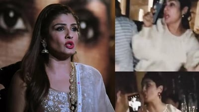 Raveena Tandon was recently mobbed along with her driver outside her Bandra bungalow Raveena Tandon was recently mobbed along with her driver outside her Bandra bungalow