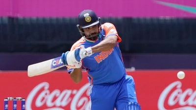 India's captain Rohit Sharma bats during the ICC men's Twenty20 World Cup 2024 group A cricket match against Ireland (AFP) India's captain Rohit Sharma bats during the ICC men's Twenty20 World Cup 2024 group A cricket match against Ireland (AFP)