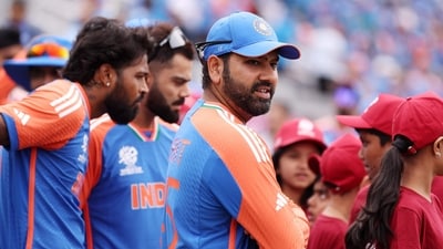 Rohit Sharma of India looks on during the ICC Men's T20 Cricket World Cup match against Ireland (Getty Images via AFP) Rohit Sharma of India looks on during the ICC Men's T20 Cricket World Cup match against Ireland (Getty Images via AFP)