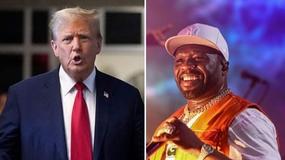 50 Cent says Black men are ‘identifying with’ Donald Trump (Photo by TIMOTHY A. CLARY / POOL / AFP, photo by Andy Kropa/Invision/AP) 50 Cent says Black men are ‘identifying with’ Donald Trump (Photo by TIMOTHY A. CLARY / POOL / AFP, photo by Andy Kropa/Invision/AP)