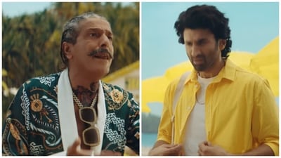 Chunky Panday and Aditya Roy Kapur in the new ad.