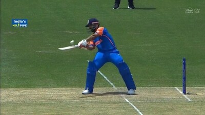 Rishabh Pant plays the audacious reverse scoop against Ireland Rishabh Pant plays the audacious reverse scoop against Ireland