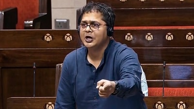 TMC MP Saket Gokhale said that intentionally skewed exit poll would mean that there was massive stock market manipulation which merits an investigation. (PTI) TMC MP Saket Gokhale said that intentionally skewed exit poll would mean that there was massive stock market manipulation which merits an investigation. (PTI)
