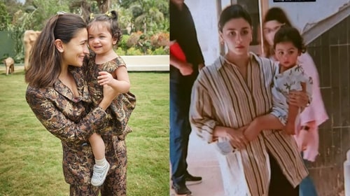 Alia Bhatt and Raha Kapoor twinning and winning Alia Bhatt and Raha Kapoor twinning and winning