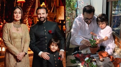 Kareena Kapoor Khan with Saif Ali Khan and Taimur Ali Khan Kareena Kapoor Khan with Saif Ali Khan and Taimur Ali Khan