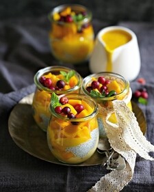 Mango and phalsa chia seed pudding (Instagram) Mango and phalsa chia seed pudding (Instagram)