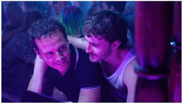 A scene from All of Us Strangers. A scene from All of Us Strangers.