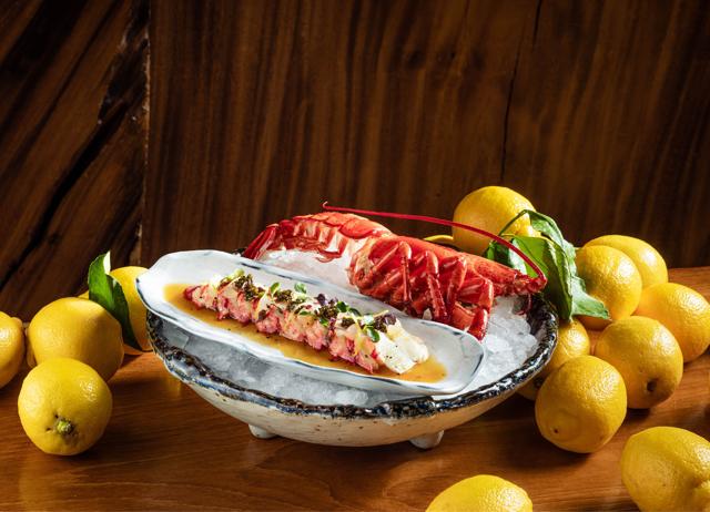 One of Zuma’s signature dishes is sliced lobster with Capri lemon and oscietra cavia. One of Zuma’s signature dishes is sliced lobster with Capri lemon and oscietra cavia.