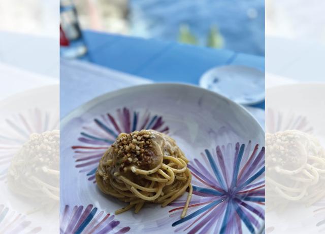 II Riccio’s spaghettone with sea urchin is one of its signature dishes. II Riccio’s spaghettone with sea urchin is one of its signature dishes.