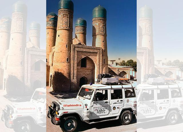 My last road trip in Uzbekistan in 1994 was in the hardy, noisy Mahindra Armada. My last road trip in Uzbekistan in 1994 was in the hardy, noisy Mahindra Armada.