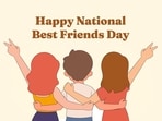 Happy National Best Friends Day 2024: Send these wishes, images, quotes, SMS, greetings, WhatsApp and Facebook status to your best friend on June 8. (HT Photo)