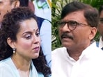 Actor-turned-politician Kangana Ranaut and Shiv Sena (UBT) MP Sanjay Raut Actor-turned-politician Kangana Ranaut and Shiv Sena (UBT) MP Sanjay Raut
