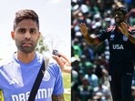 Suryakumar Yadav reacted to Saurabh Netravalkar's performance against Pakistan Suryakumar Yadav reacted to Saurabh Netravalkar's performance against Pakistan