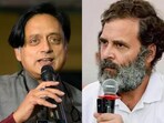 Congress leaders Shashi Tharoor and Rahul Gandhi Congress leaders Shashi Tharoor and Rahul Gandhi