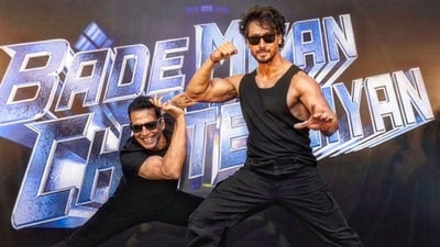 Akshay Kumar and Tiger Shroff as Bade Miyan and Chote Miyan Akshay Kumar and Tiger Shroff as Bade Miyan and Chote Miyan