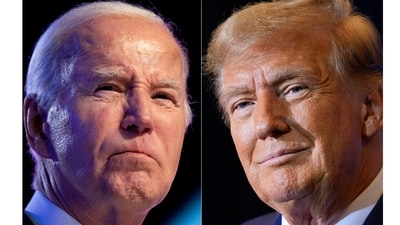 According to Russell Brand, "In a straight choice between Donald Trump and Joe Biden, if you care about democracy, I don’t know how you could do anything other than vote for Donald Trump" (AP) According to Russell Brand, "In a straight choice between Donald Trump and Joe Biden, if you care about democracy, I don’t know how you could do anything other than vote for Donald Trump" (AP)