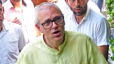 Former Jammu and Kashmir chief minister Omar Abdullah (ANI) Former Jammu and Kashmir chief minister Omar Abdullah (ANI)