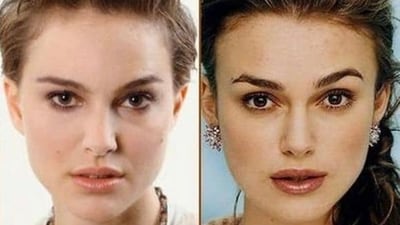 Kiera Knightley, known for her captivating performance in Pirates of the Caribbean, shares the stage with Natalie Portman, celebrated for her roles in "Black Swan" and the "Star Wars" series. Fans frequently note the striking similarities between these two talented actresses. Both stars share captivating almond-shaped eyes, elegantly arched eyebrows, softly contoured cheeks, and graceful jawlines. Kiera Knightley, known for her captivating performance in Pirates of the Caribbean, shares the stage with Natalie Portman, celebrated for her roles in "Black Swan" and the "Star Wars" series. Fans frequently note the striking similarities between these two talented actresses. Both stars share captivating almond-shaped eyes, elegantly arched eyebrows, softly contoured cheeks, and graceful jawlines.