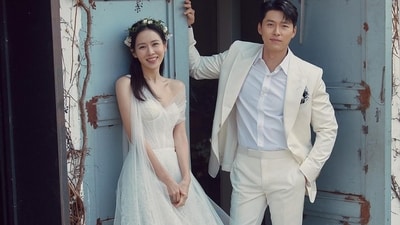 Son Ye-Jin and Hyun Bin acted together in the K-drama Crash Landing on You. Son Ye-Jin and Hyun Bin acted together in the K-drama Crash Landing on You.