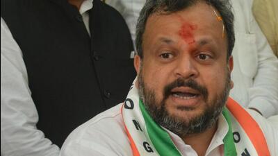 One-time MLA Varun Chaudhary, 44, is all set to step into the Parliament after winning the reserved Ambala seat with a margin of 49,036 votes on Tuesday. (HT File) One-time MLA Varun Chaudhary, 44, is all set to step into the Parliament after winning the reserved Ambala seat with a margin of 49,036 votes on Tuesday. (HT File)