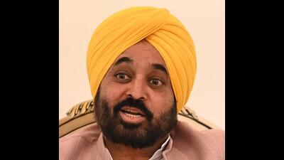 Punjab chief minister and Aam Aadmi Party (AAP) state president Bhagwant Mann on Friday directed the party workers to work harder on the ground. (HT File)