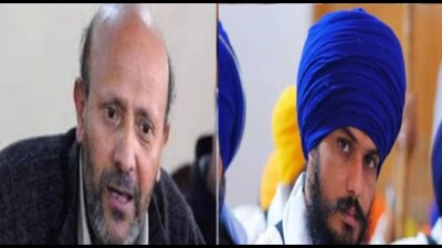 Sheikh Abdul Rashid and Amritpal Singh won Lok Sabha seats in Jammu and Kashmir and Punjab. (HT PHOTO) Sheikh Abdul Rashid and Amritpal Singh won Lok Sabha seats in Jammu and Kashmir and Punjab. (HT PHOTO)