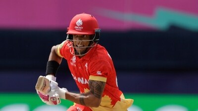 Nicholas Kirton and Shreyas Movva then put up 75 runs off 63 balls for the sixth wicket in what turned out to be a match-winning partnership. Kirton missed out on a half-century, scoring 49 in 35 balls and won player of the match for his efforts. (AP) Nicholas Kirton and Shreyas Movva then put up 75 runs off 63 balls for the sixth wicket in what turned out to be a match-winning partnership. Kirton missed out on a half-century, scoring 49 in 35 balls and won player of the match for his efforts. (AP)
