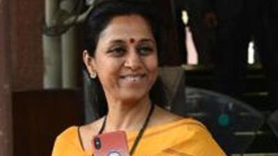 The ECI allotted similar symbols to independent candidates and this created confusion among voters. We lost the Satara seat because of this confusion, Sule said. (HT FILE PHOTO)