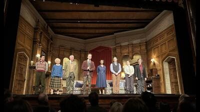 The cast of The Mousetrap at the end of the show. (Mihir Chitre) The cast of The Mousetrap at the end of the show. (Mihir Chitre)
