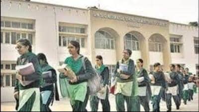 These students were chosen based on an entrance examination conducted at the school level, with the programme set to run until June 28. (HT File) These students were chosen based on an entrance examination conducted at the school level, with the programme set to run until June 28. (HT File)