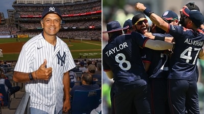 Rahul Dravid (L) was gripped by the USA vs Pakistan thriller. (Getty Images) Rahul Dravid (L) was gripped by the USA vs Pakistan thriller. (Getty Images)