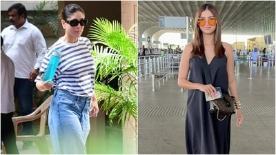 Summer calls for fashionable, breezy clothing! However, you don't have to forego your comfort while trying to look stylish. Recently, Kareena Kapoor and Tara Sutaria proved the same, as they were clicked by the paparazzi during an outing in Mumbai. The two divas donned chic outfits and showed us how to beat the heat while nailing the 'less is more 'mantra, which in this context means choosing simple, understated pieces that make a statement without being overwhelming. (HT Photo/Varinder Chawla) Summer calls for fashionable, breezy clothing! However, you don't have to forego your comfort while trying to look stylish. Recently, Kareena Kapoor and Tara Sutaria proved the same, as they were clicked by the paparazzi during an outing in Mumbai. The two divas donned chic outfits and showed us how to beat the heat while nailing the 'less is more 'mantra, which in this context means choosing simple, understated pieces that make a statement without being overwhelming. (HT Photo/Varinder Chawla)