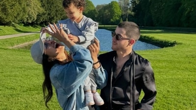 Priyanka Chopra, Nick Jonas and daughter Malti Marie enjoy an outing in Ireland. (Instagram) Priyanka Chopra, Nick Jonas and daughter Malti Marie enjoy an outing in Ireland. (Instagram)