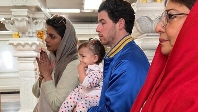 Priyanka Chopra and Nick Jonas's daughter, Malti Marie Chopra Jonas, turned two years old on January 15. The couple celebrated the special day by visiting a temple with Malti and Priyanka's mom, Madhu Chopra. (Instagram) Priyanka Chopra and Nick Jonas's daughter, Malti Marie Chopra Jonas, turned two years old on January 15. The couple celebrated the special day by visiting a temple with Malti and Priyanka's mom, Madhu Chopra. (Instagram)