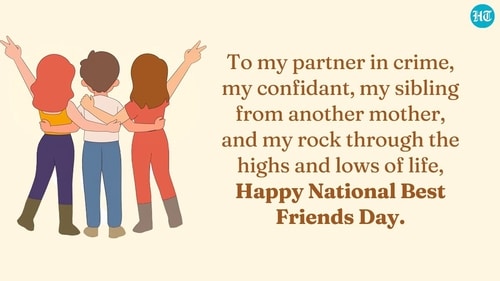 Happy National Best Friends Day 2024: National Best Friends Day honours the bond we share with our best friends. (HT Photo) Happy National Best Friends Day 2024: National Best Friends Day honours the bond we share with our best friends. (HT Photo)