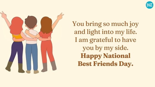 Happy National Best Friends Day 2024: It is celebrated with pomp in the US. (HT Photo) Happy National Best Friends Day 2024: It is celebrated with pomp in the US. (HT Photo)