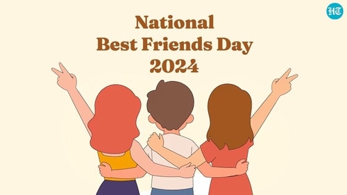 Happy National Best Friends Day 2024: Happy National Best Friends Day to you and your BFF. (HT Photo) Happy National Best Friends Day 2024: Happy National Best Friends Day to you and your BFF. (HT Photo)