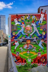 The Phillies’, which depicts the Philadelphia Phillies, the city’s only existing Major League Baseball team, which dates back to the 1800’s ( Philadelphia Convention & Visitor Bureau/ J Ryan)